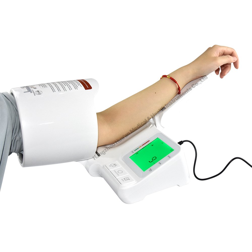 Arm Barrel Desktop Hospital Tunnel Type Electronic BP Tensiometros Digital Blood Pressure Sphygmomanometer Machine Monitor