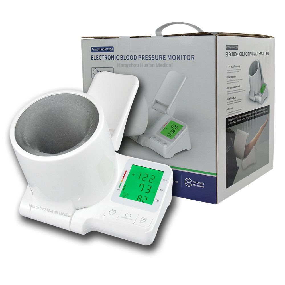 Arm Barrel Desktop Hospital Tunnel Type Electronic BP Tensiometros Digital Blood Pressure Sphygmomanometer Machine Monitor