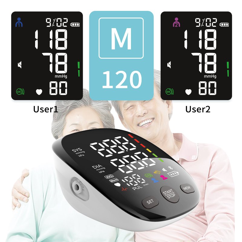 Smart Medical Device Portable Upper Arm Bp Electronic Medical Automatic Digital Blood Pressure Monitor