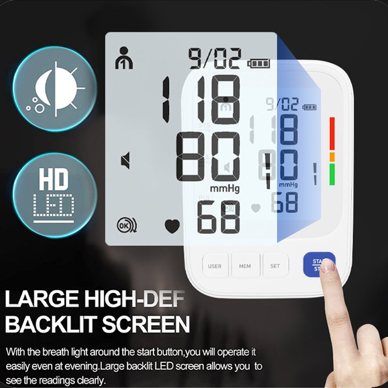 Digital Bp Testing Machine Manufacturer Automatic Electronic Upper Arm Blood Pressure Monitor Machine