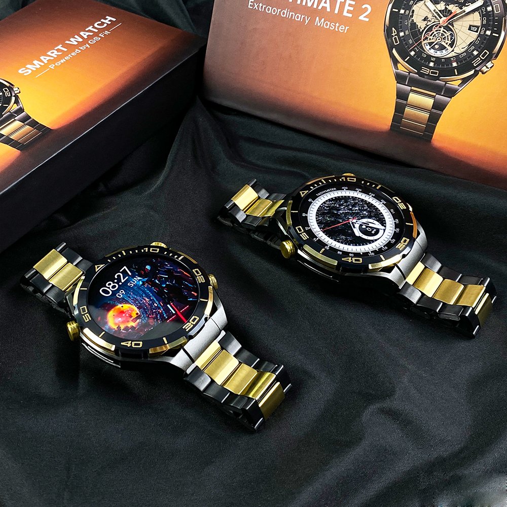 1.53 inch TFT Golden BT Call Smartwatch Man Montres intelligentes Relojes inteligentes GS GOLD Smartwatch