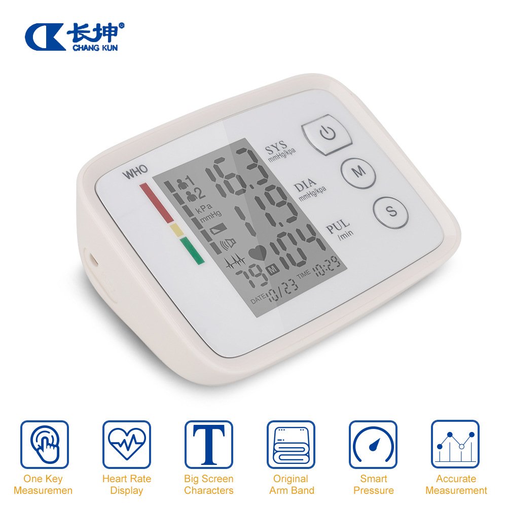 Changkun A155 Automatic Digital Arm Blood Pressure Monitor Sphygmomanometer Tensiometer Electronic BP Monitor