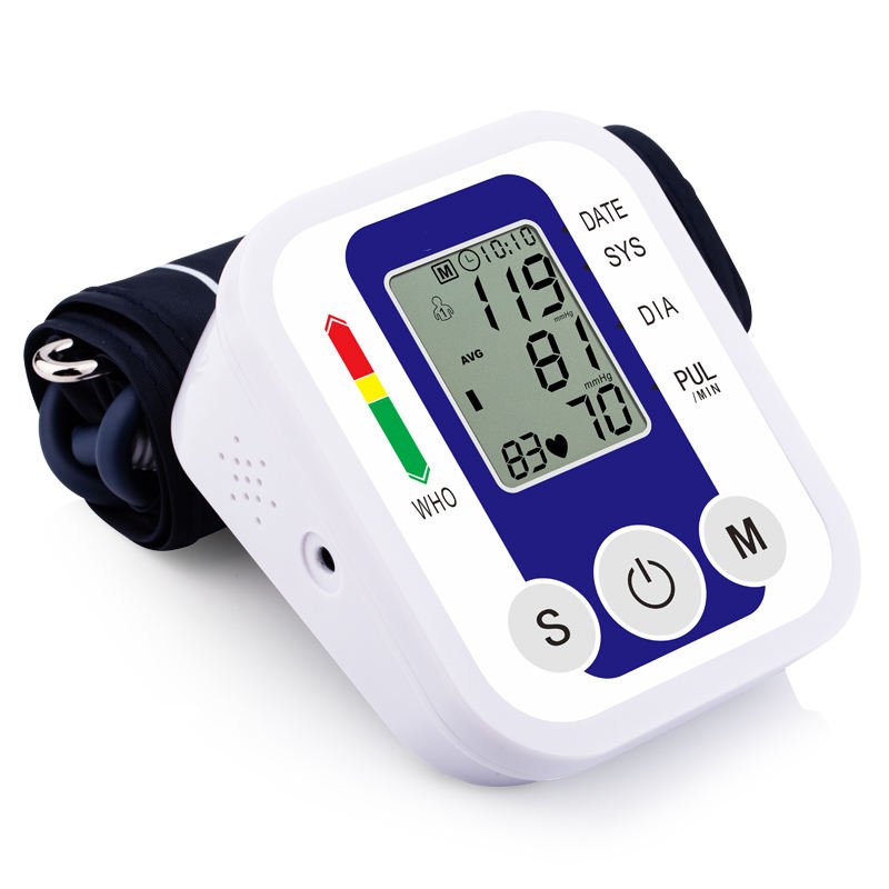 Portable home electronic BP monitor professional medical electronic blood pressure monitor digital electronic tensiometer