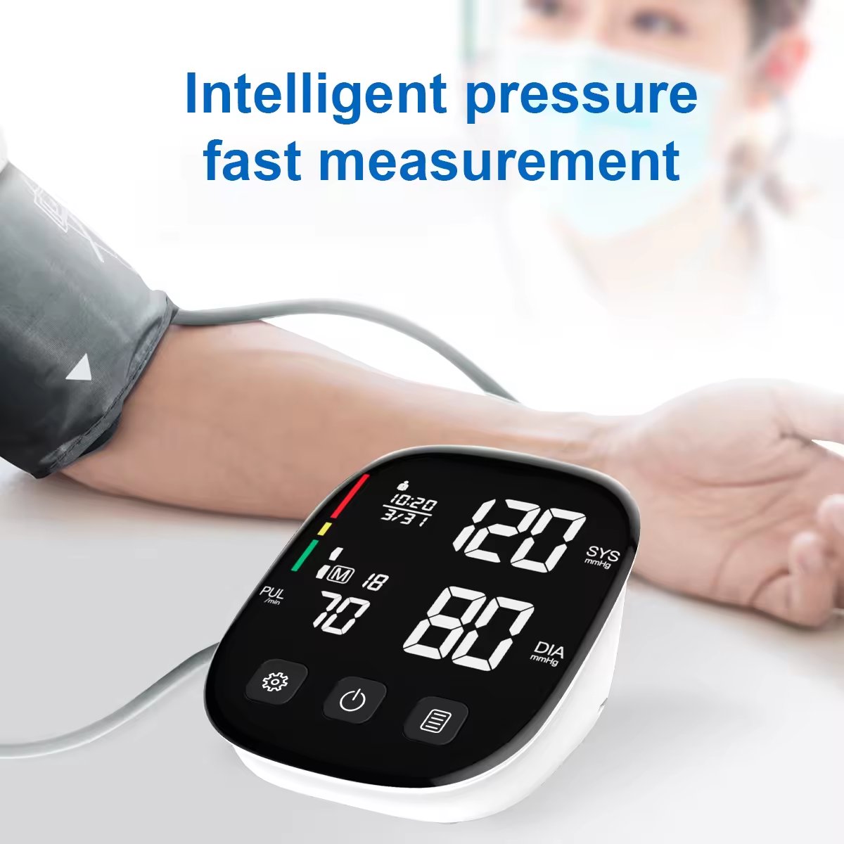 CE Approval Electronic Automatic Blood Pressure Meter BP Monitor Blood Pressure Machine Upper Arm Digital Blood Pressure Monitor