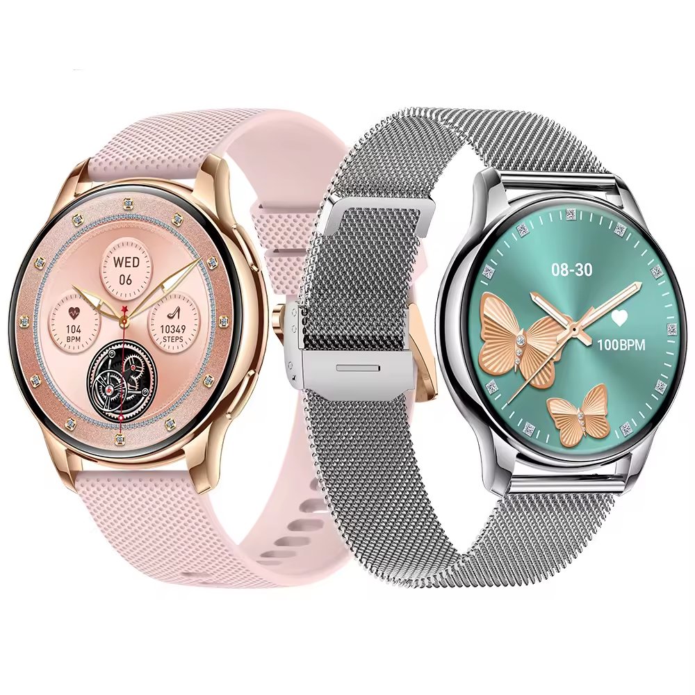 2024 AMOLED Y11 Smartwatch Ladies 1.32 inch 300mAH Battery IP67 Waterproof Voice Call Gold High Quality Smart Watch Y11 Women