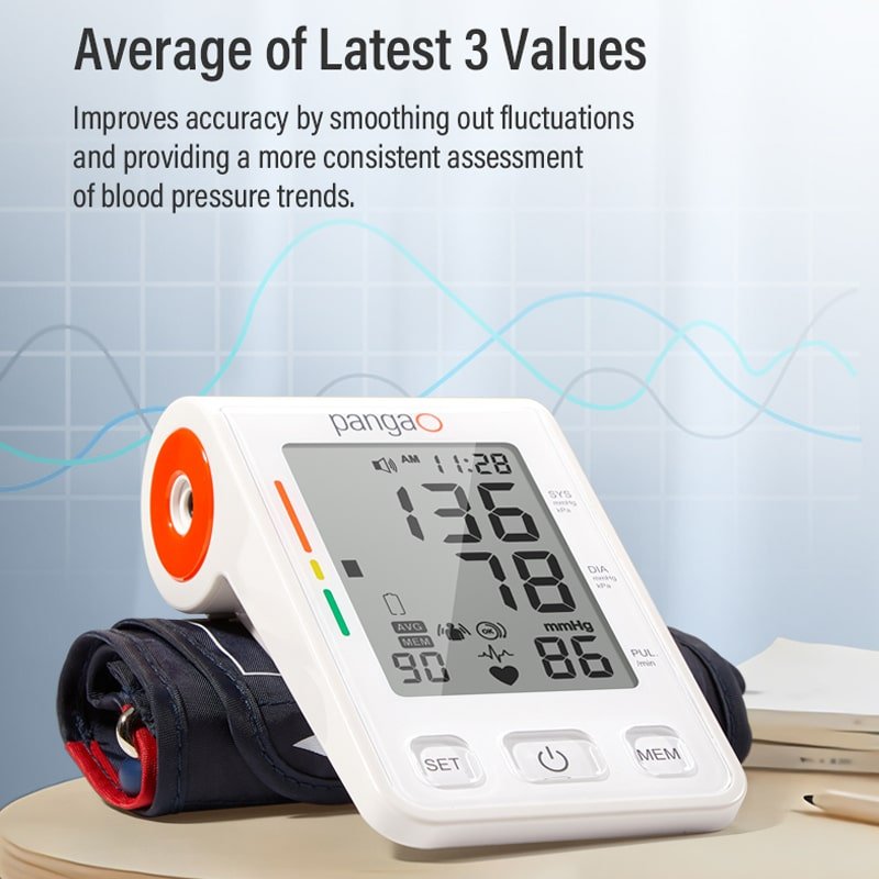 Portable smart arm cuff sphygmomanometer bp machine digital blood pressure monitor apparatus