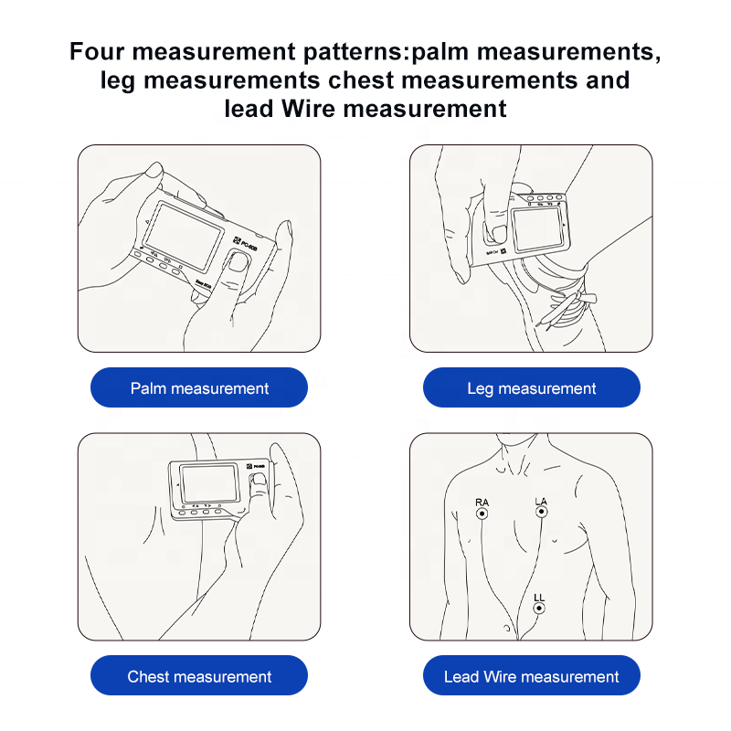 PC-80B Creative Bluetooth Heart Monitoring Electrocardiogram Portable Electrocardiograph Ecg Monitor Ekg Machine At Home