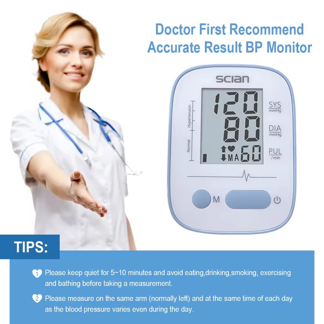 SCIAN LD-521 Home Use Electronic Wholesale Upper Arm Automatic Mini USB Smart Portable Digital Blood Pressure Monitor