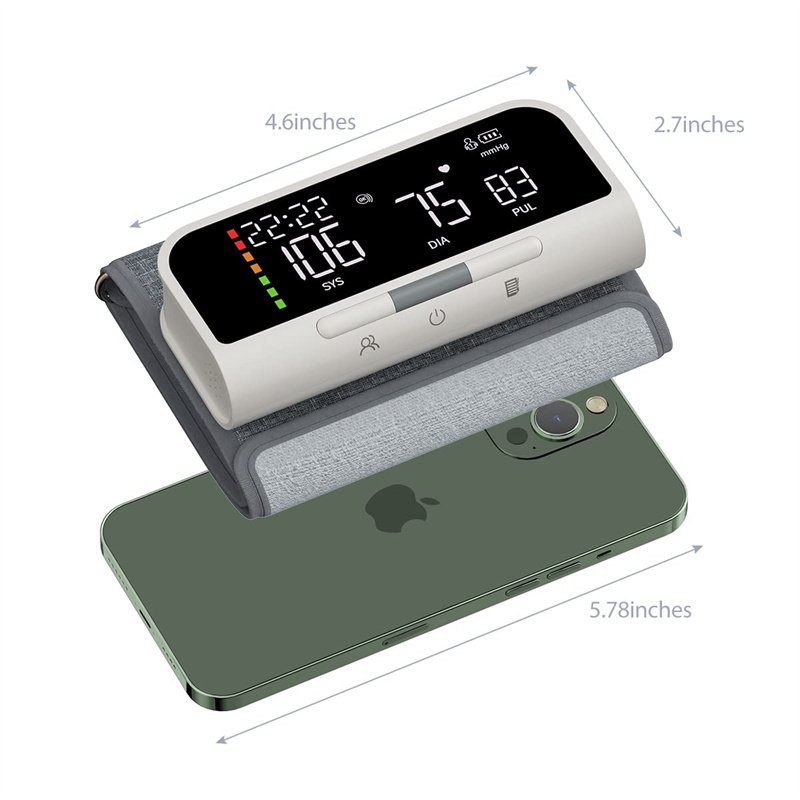 Portable Blood Pressure Machine Digital Tensiometer BP Machine BP Monitor With Upper arm Cuff Digital Blood Pressure Monitor