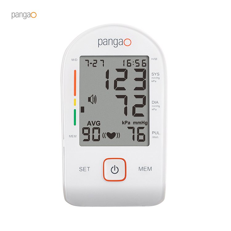 Electronic Upper Arm Cuff Blood Pressure Pulse Monitor Tensiometro Digitales BP Machine