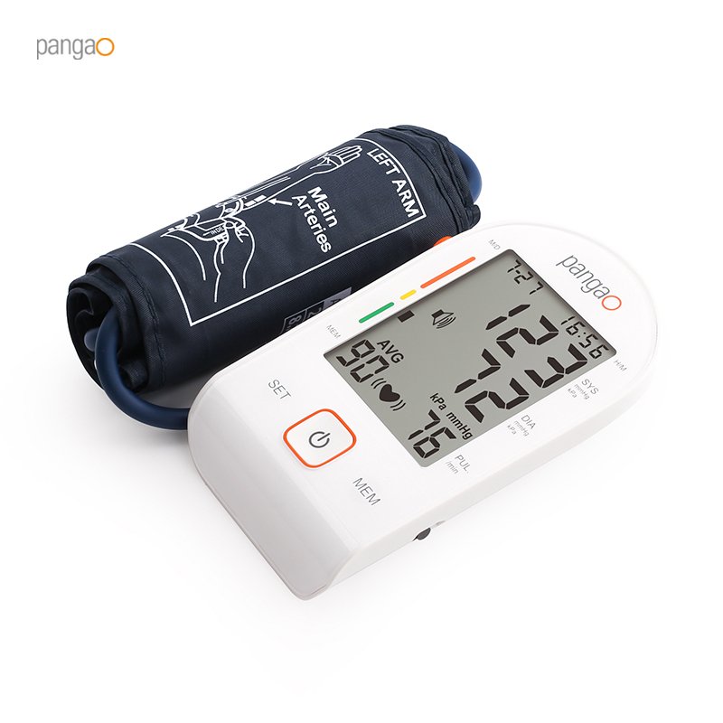 Electronic Upper Arm Cuff Blood Pressure Pulse Monitor Tensiometro Digitales BP Machine