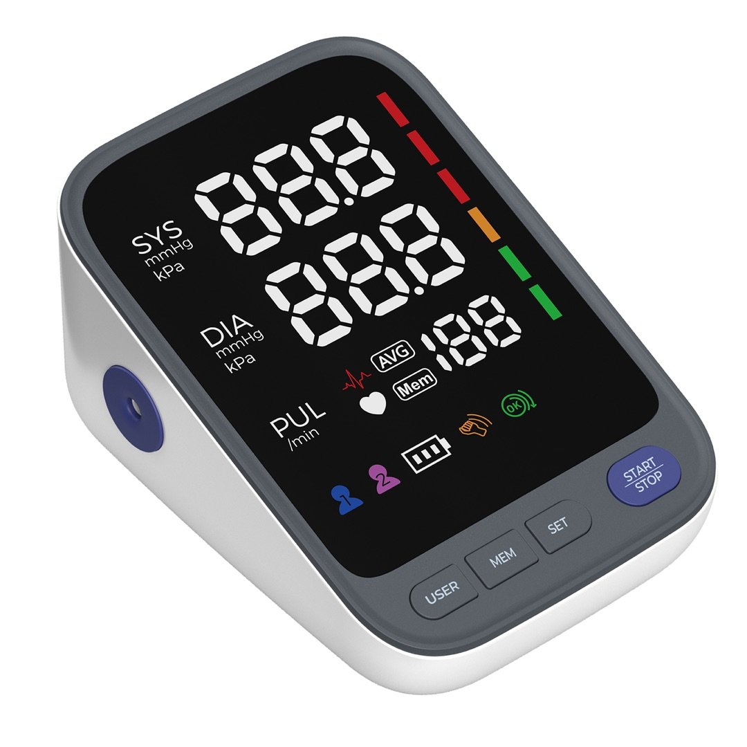 New Digital Upper Arm LED Screen Blood Pressure Monitor With Bluetooth