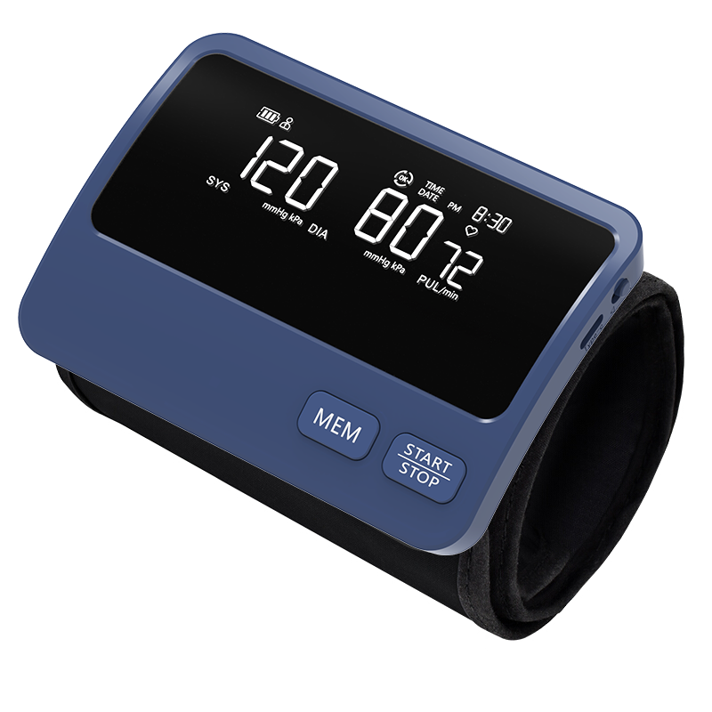 factory new CE Certificated Portable Arm Cuff attached Blue tooth health monitor blood pressure machine