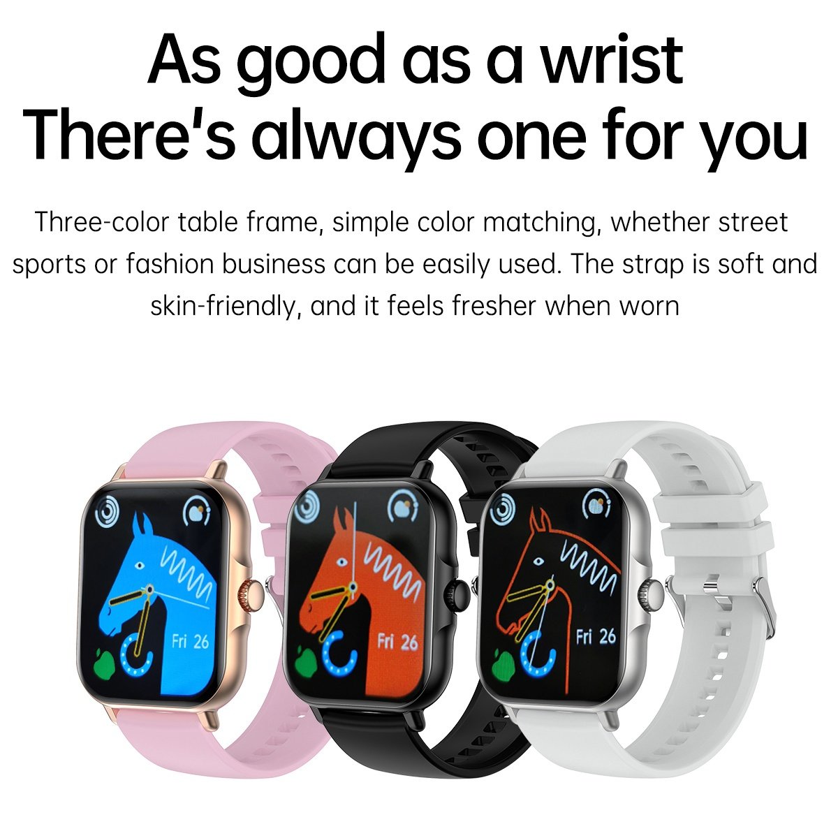 Trending New Electronics Gadget Relojes for Apple Xiaomi Sport Smart Watch Fitness Heart Rate Tracker Sleep Monitor Smartwatches