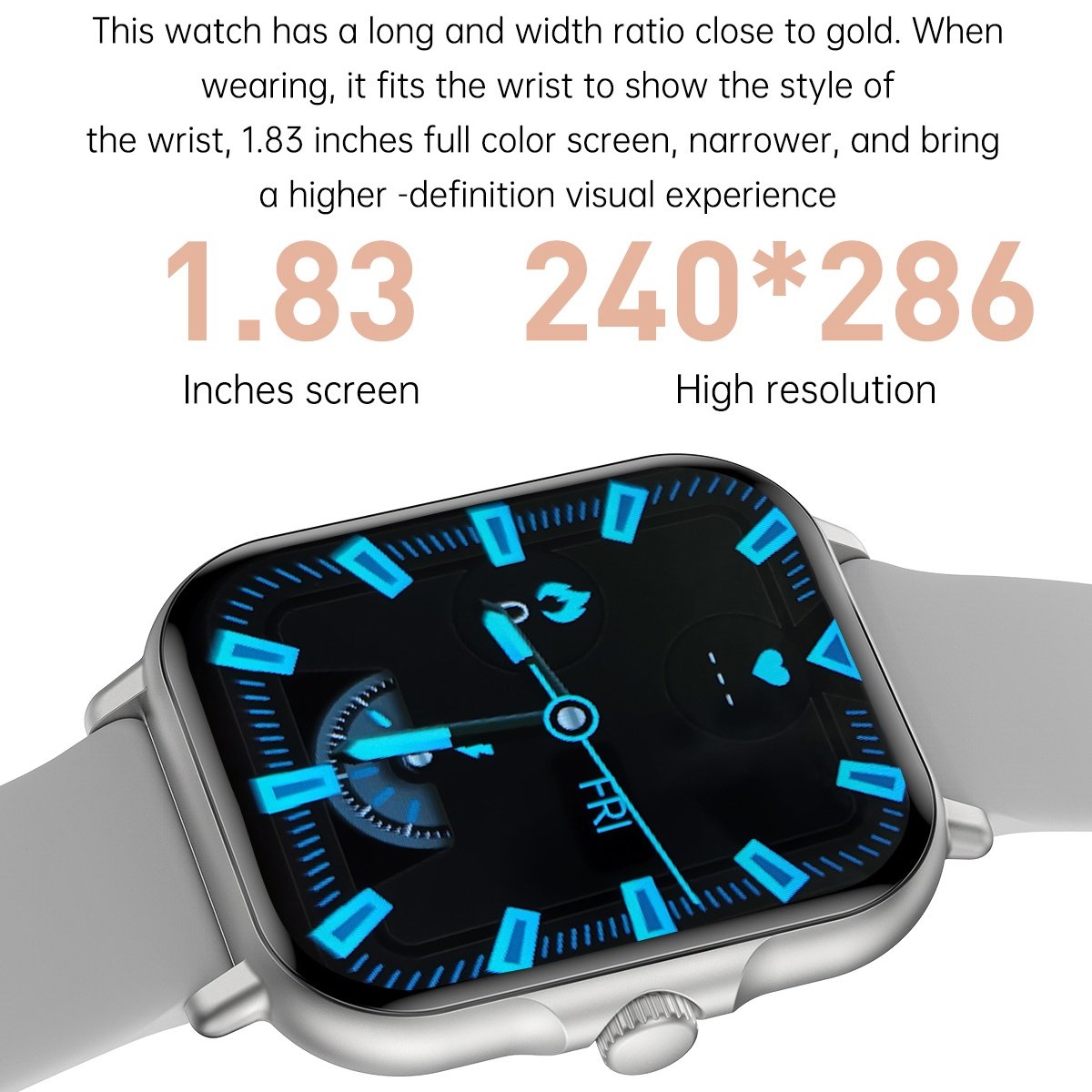 Trending New Electronics Gadget Relojes for Apple Xiaomi Sport Smart Watch Fitness Heart Rate Tracker Sleep Monitor Smartwatches