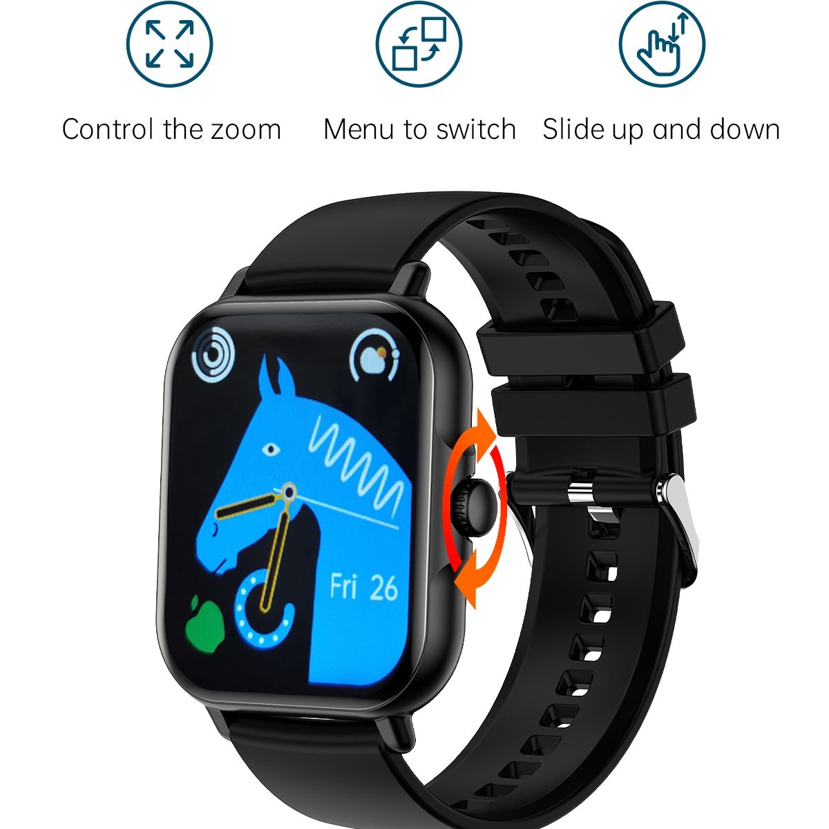 Trending New Electronics Gadget Relojes for Apple Xiaomi Sport Smart Watch Fitness Heart Rate Tracker Sleep Monitor Smartwatches