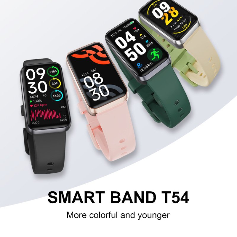High quality smart wristband T54B 1.47 Inch HD Screen BT Calling Heart Rate Blood Pressure Monitor Sports Bracelet Smartwatch