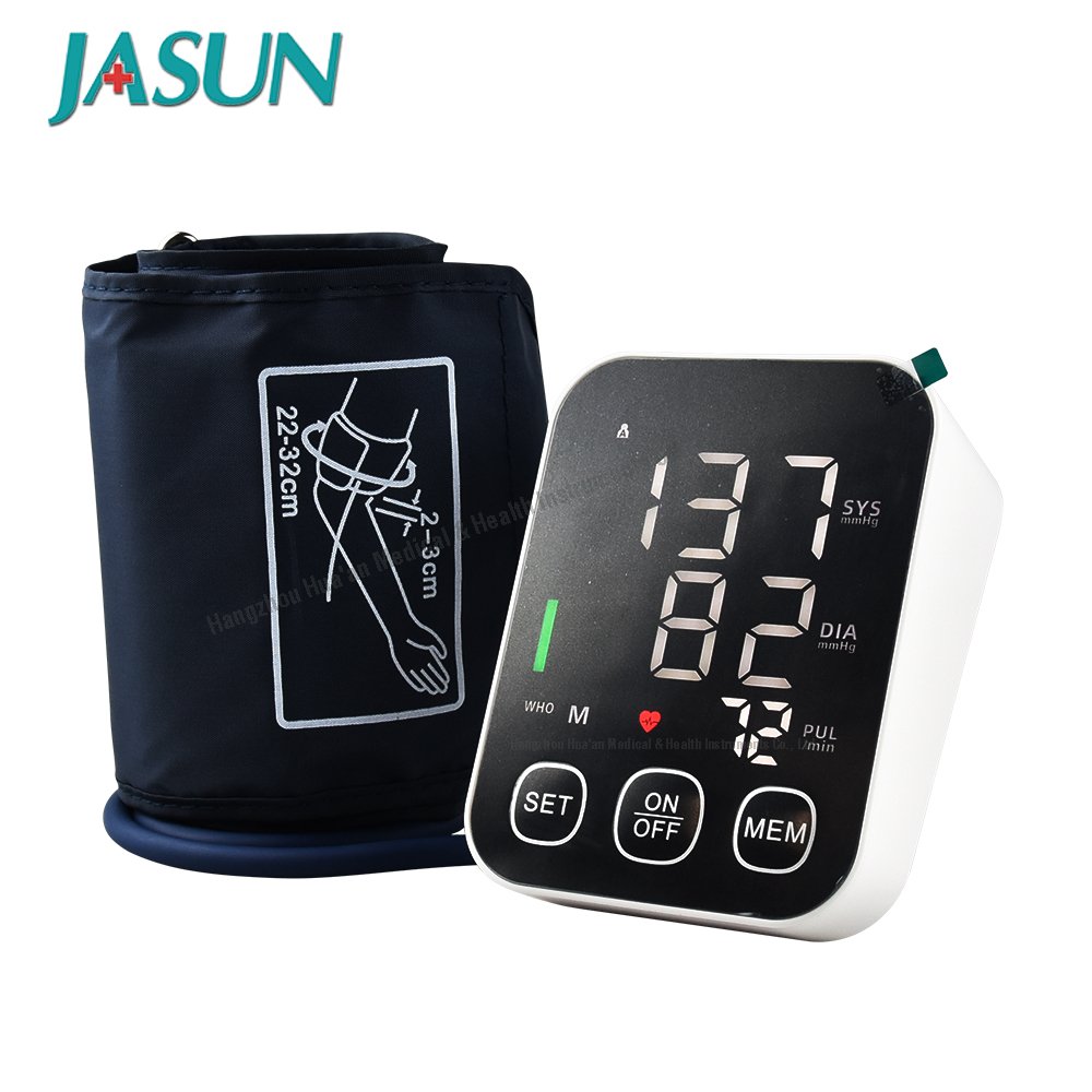 JASUN LED Wholesale Electronic Prices Sphygmomanometer Upper Arm BP Machine Automatic Electric Digital Blood Pressure Monitors