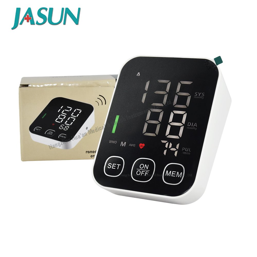 JASUN LED Wholesale Electronic Prices Sphygmomanometer Upper Arm BP Machine Automatic Electric Digital Blood Pressure Monitors
