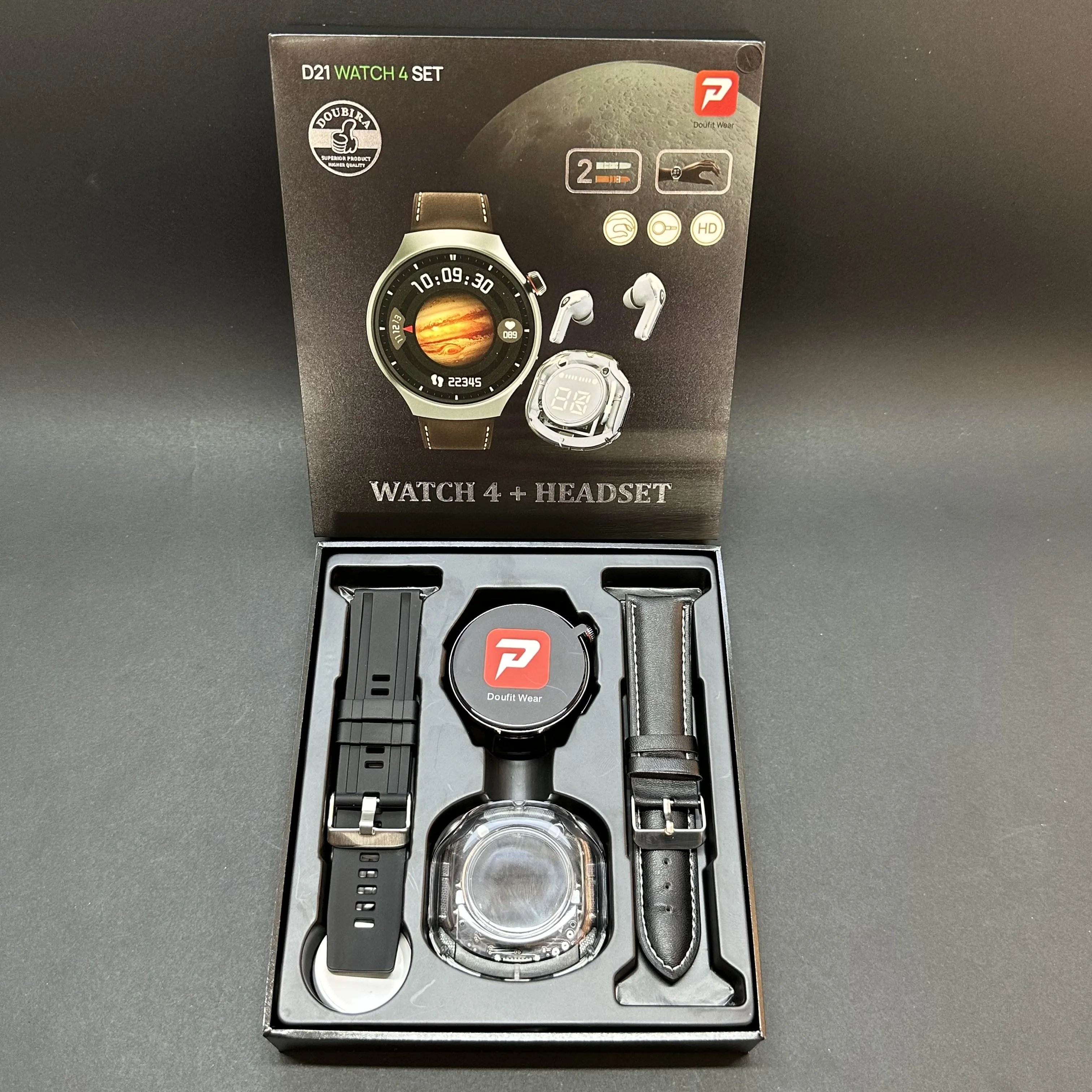 High Quality New D21 Smart Watch 4 Suit Air 39 TWS Earphones Smartwatches Heart Rate Blood Pressure Monitoring Smart Bracelet