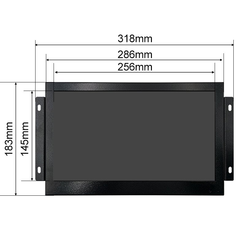 11.6 inch IPS 1366*768/1920*1080 HD-MI VGA AV BNC Resistive touch screen Metal Case TFT Open Frame Embedded industrial Monitor