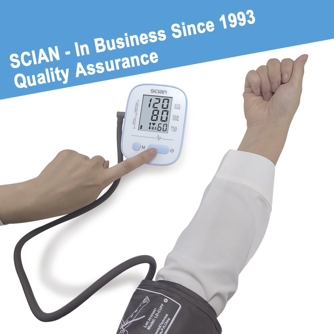 SCIAN LD-521 High Accuracy Automatic Large LCD Display USB Charge Digital Upper Arm Blood Pressure Monitor For Home Use