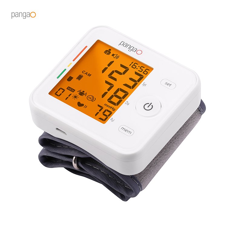 Accurate Rechargeable Wrist BP Operator Machine Tensiometer Digital Blood Pressure Monitor Sphygmomanometer