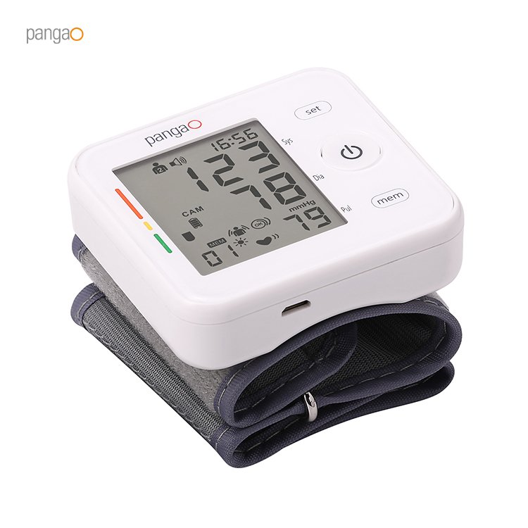 Accurate Rechargeable Wrist BP Operator Machine Tensiometer Digital Blood Pressure Monitor Sphygmomanometer