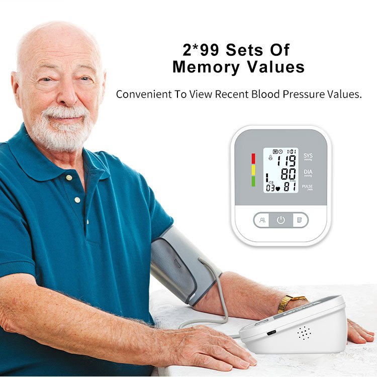 Electronic Digital Tensiometer Bp Monitor Blood Pressure Monitor Automatic Medical Sphygmomanometer Tensiometre BP Machine