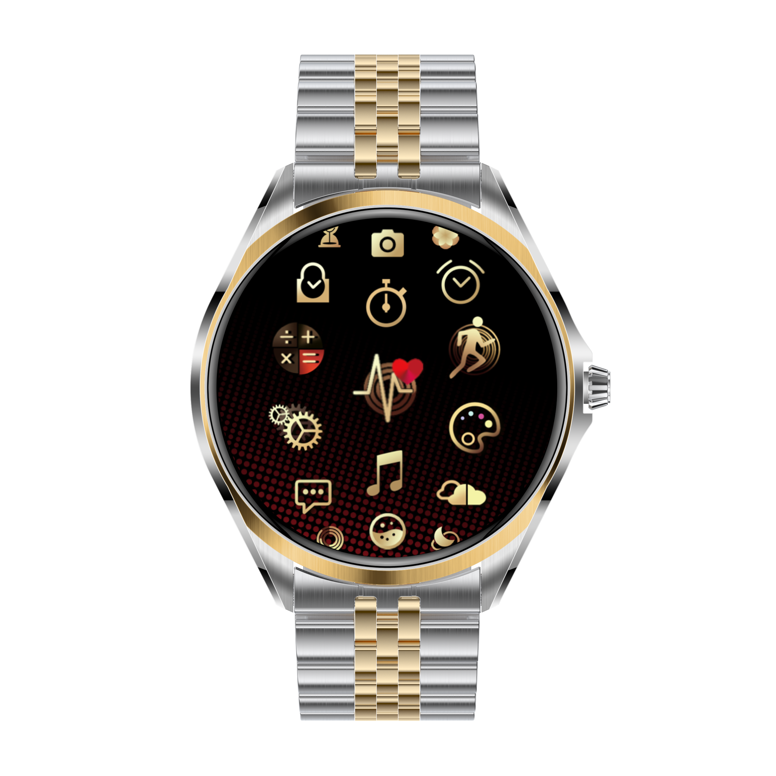 BT Call Waterproof TN88 PRO Ultra-thin Luxury Smart Watch Heart Rate Blood Oxygen Sleep Sport Monitoring Stainless Steel Strap