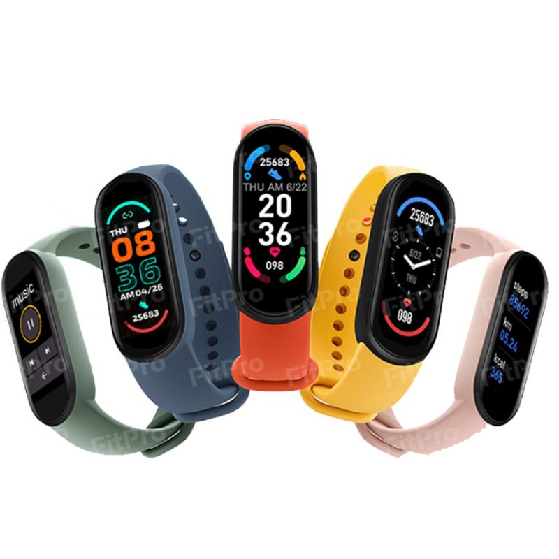 Yuniq Smartwhatch T500 Fitness Tracker Blood Pressure Heart Rate Bp Monitor Waterproof Smart Watch Band M6 Magnetic Charging