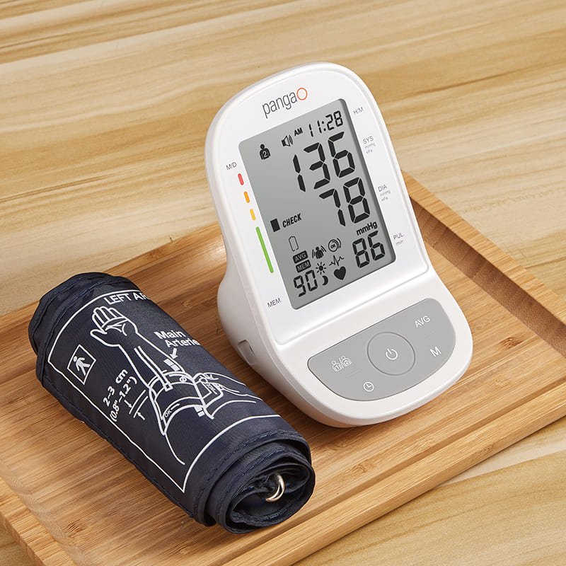 Portable home use smart upper arm digital blood pressure monitor bp check machine with voice function
