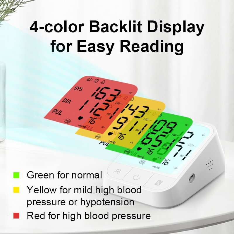 Automatic Bp Monitor Blood Pressure Machine Sphygmomanometer Tensiometros Bp Machine Digital Blood Pressure Monitor Upper Arm