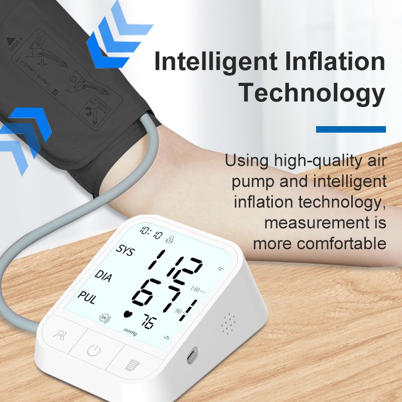 Automatic Bp Monitor Blood Pressure Machine Sphygmomanometer Tensiometros Bp Machine Digital Blood Pressure Monitor Upper Arm