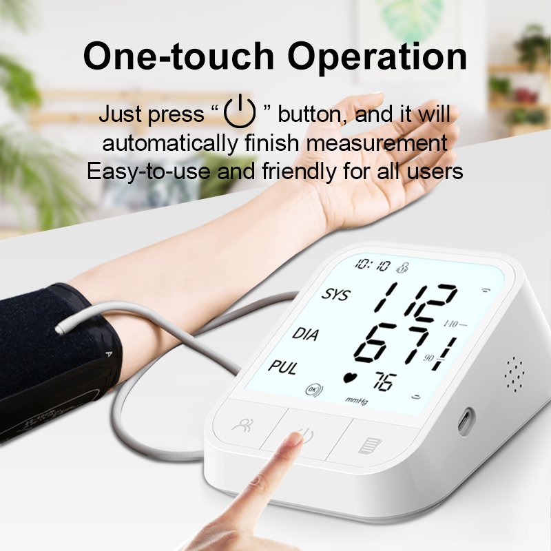 Automatic Bp Monitor Blood Pressure Machine Sphygmomanometer Tensiometros Bp Machine Digital Blood Pressure Monitor Upper Arm