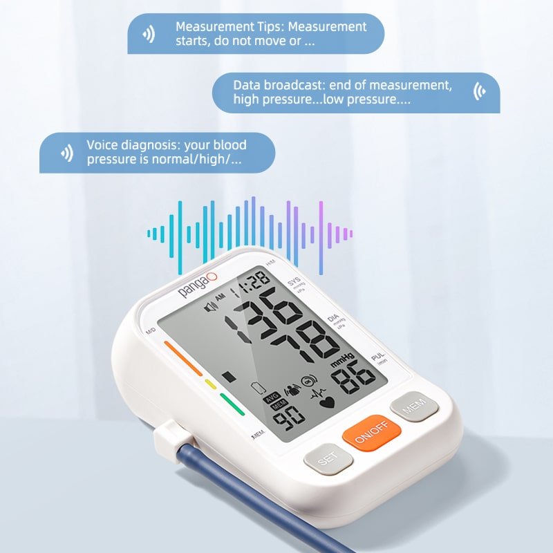 Fully automatic electronic portable bp monitoring heart rate upper digital arm blood pressure monitor