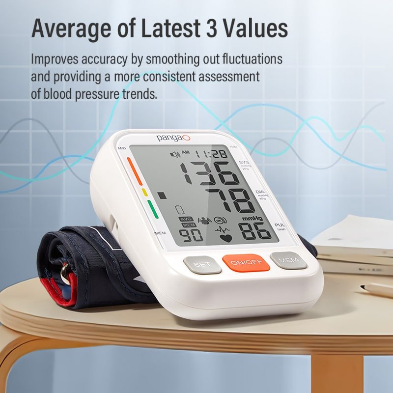 Fully automatic electronic portable bp monitoring heart rate upper digital arm blood pressure monitor