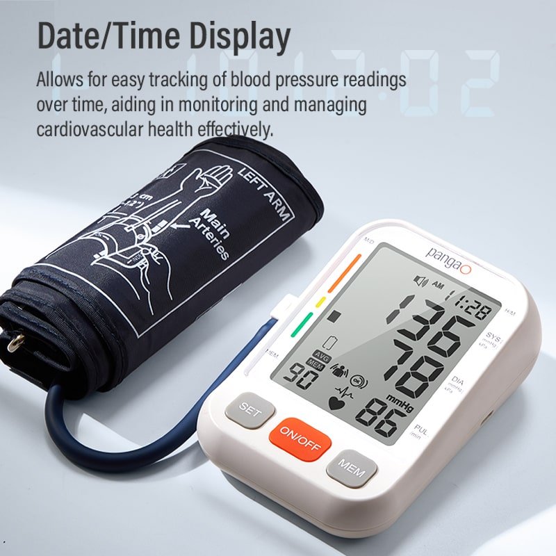 Fully automatic electronic portable bp monitoring heart rate upper digital arm blood pressure monitor