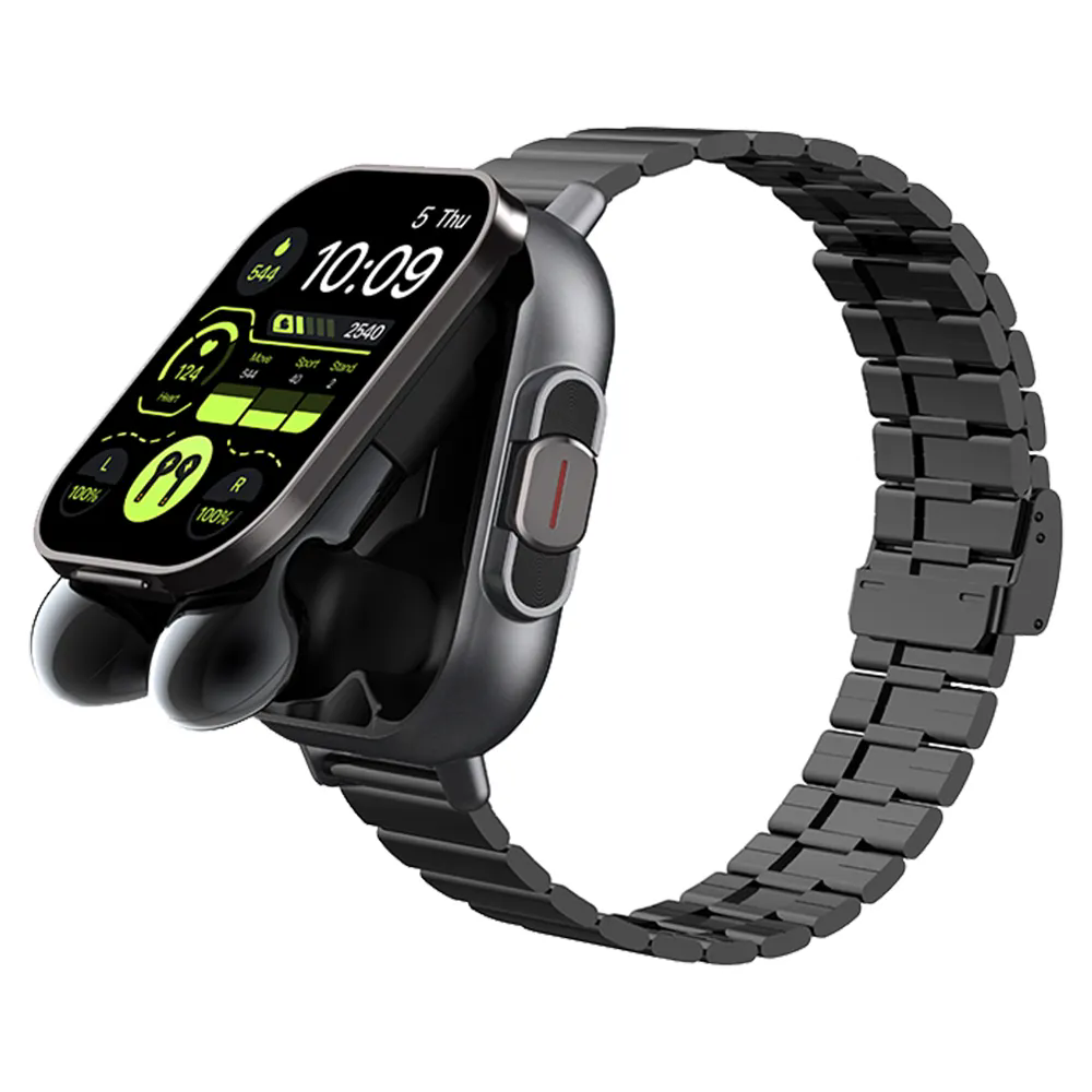 2 in 1 Smartwatch TWS Earbuds Heart Rate Monitoring Blood Pressure Monitoring Sport Smart Watch with Earphone Wireless
