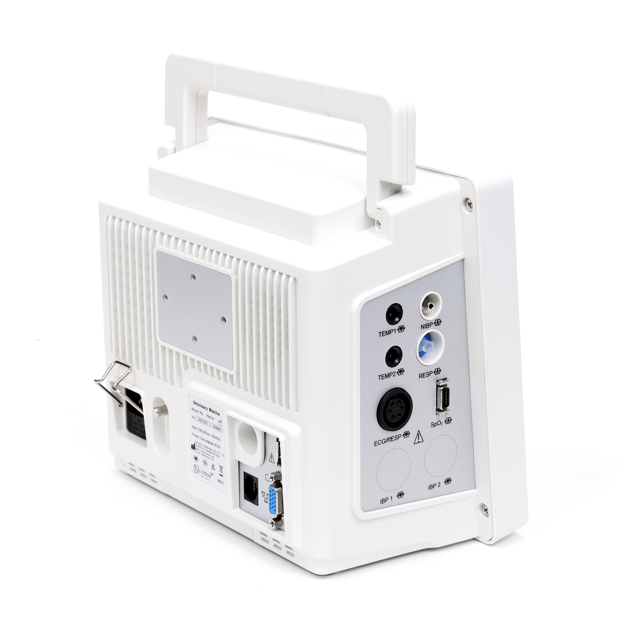 Lexison PPM-T8V High quality Professional 8.4inch Veterinary use Multiparameter Patient Monitor for animal use with Nellcor SPo2