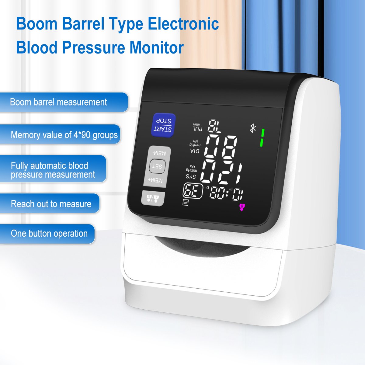 Factory Price Digital Bp Machine Heart Rate Digital Arm Blood Pressure Monitor Apparatus Automatic Tunnel Blood Pressure Machine