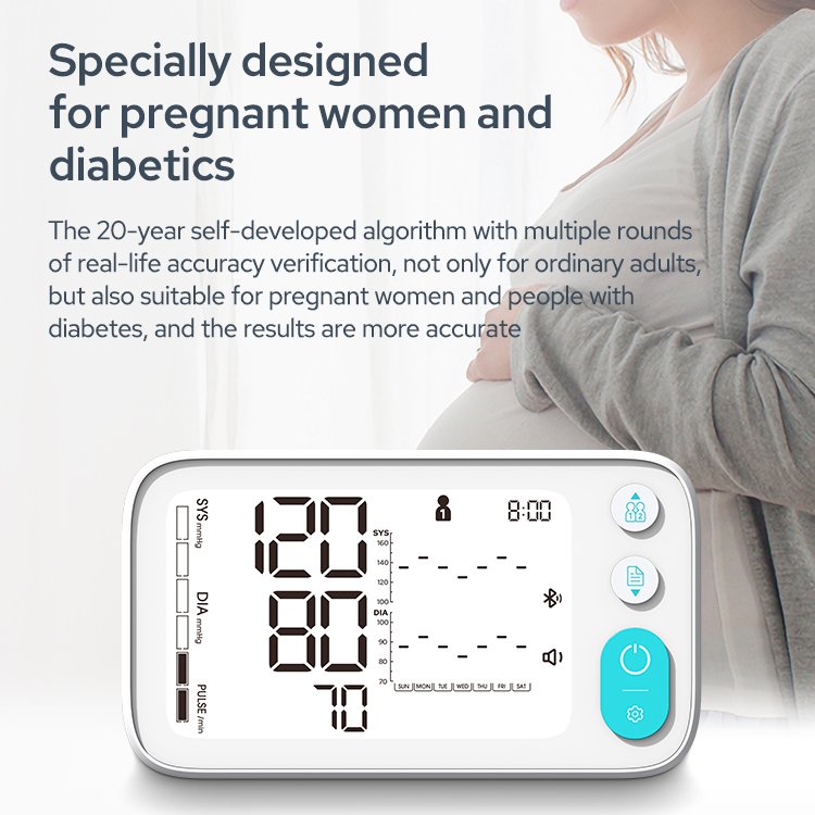 TRANSTEK Wireless Voice Portable Upper Arm Medical Sphygmomanometer BP Machine Eletronic Digital High Blood Pressure Monitor