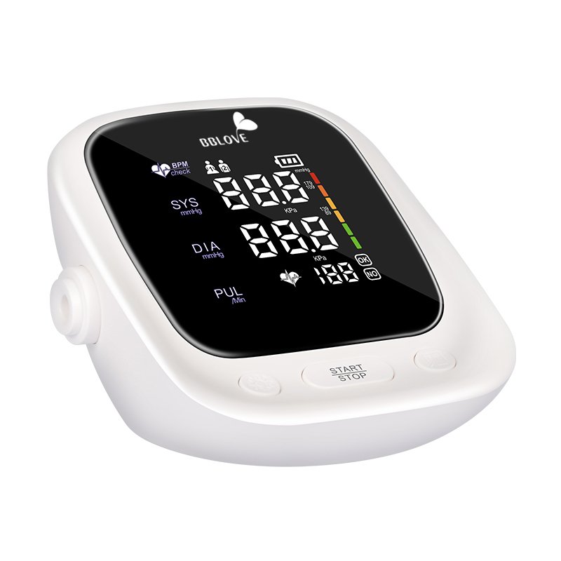 Big Screen LED display Digital Blood Pressure Monitor Smart Sphygmomanometer BP Machine Factory Price