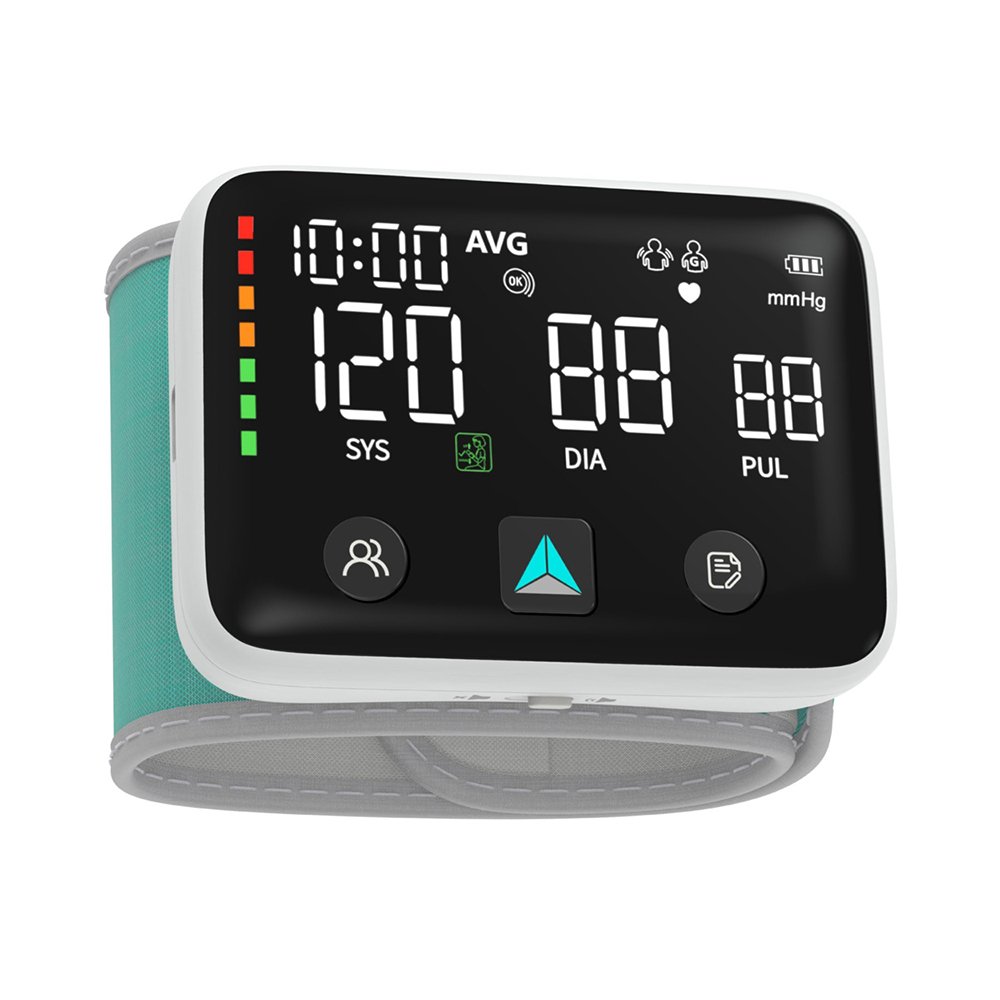 Electric Household Medical Device Baumanometro Digital Wrist Blood Pressure Monitor Plastic Tensiometros Digitales