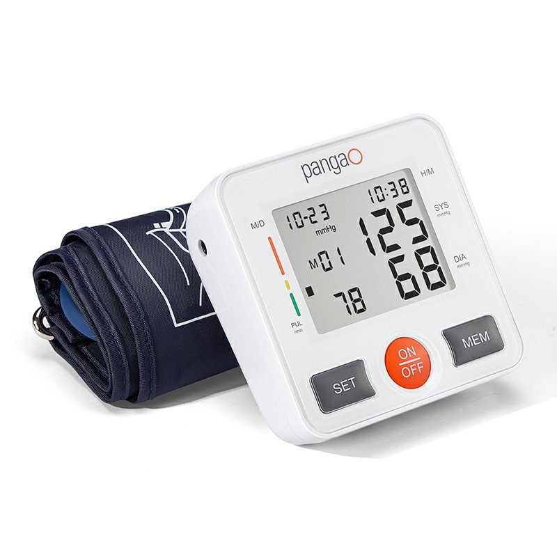 Electric tensiometer portable pretion meter sphygmomanometer BP machine upper arm digital blood pressure monitor