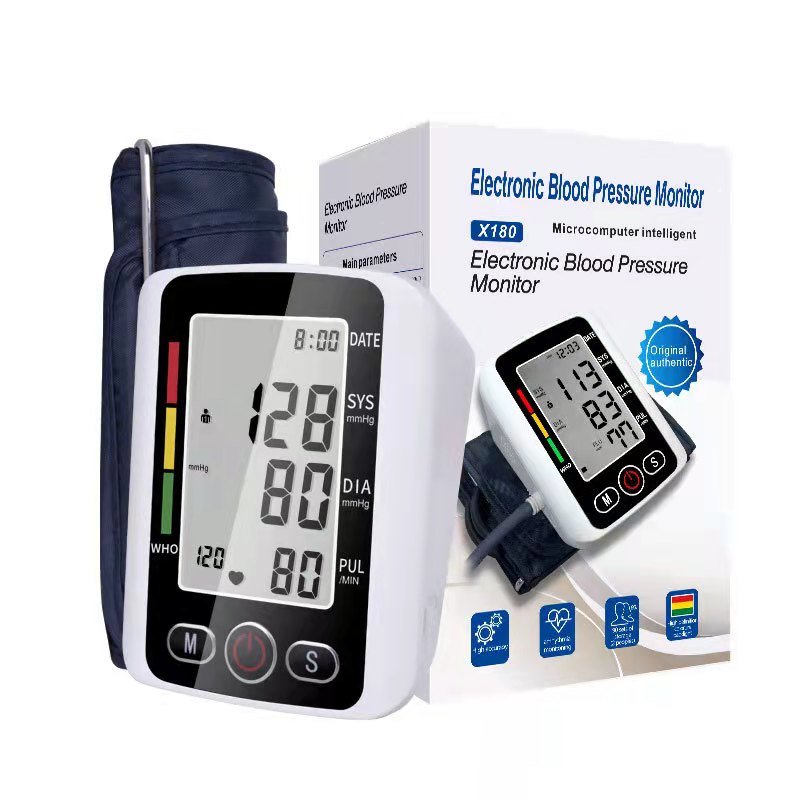 Big screen household medical device Digital tensiometer portable blood pressure monitor automatic sphygmomanometer