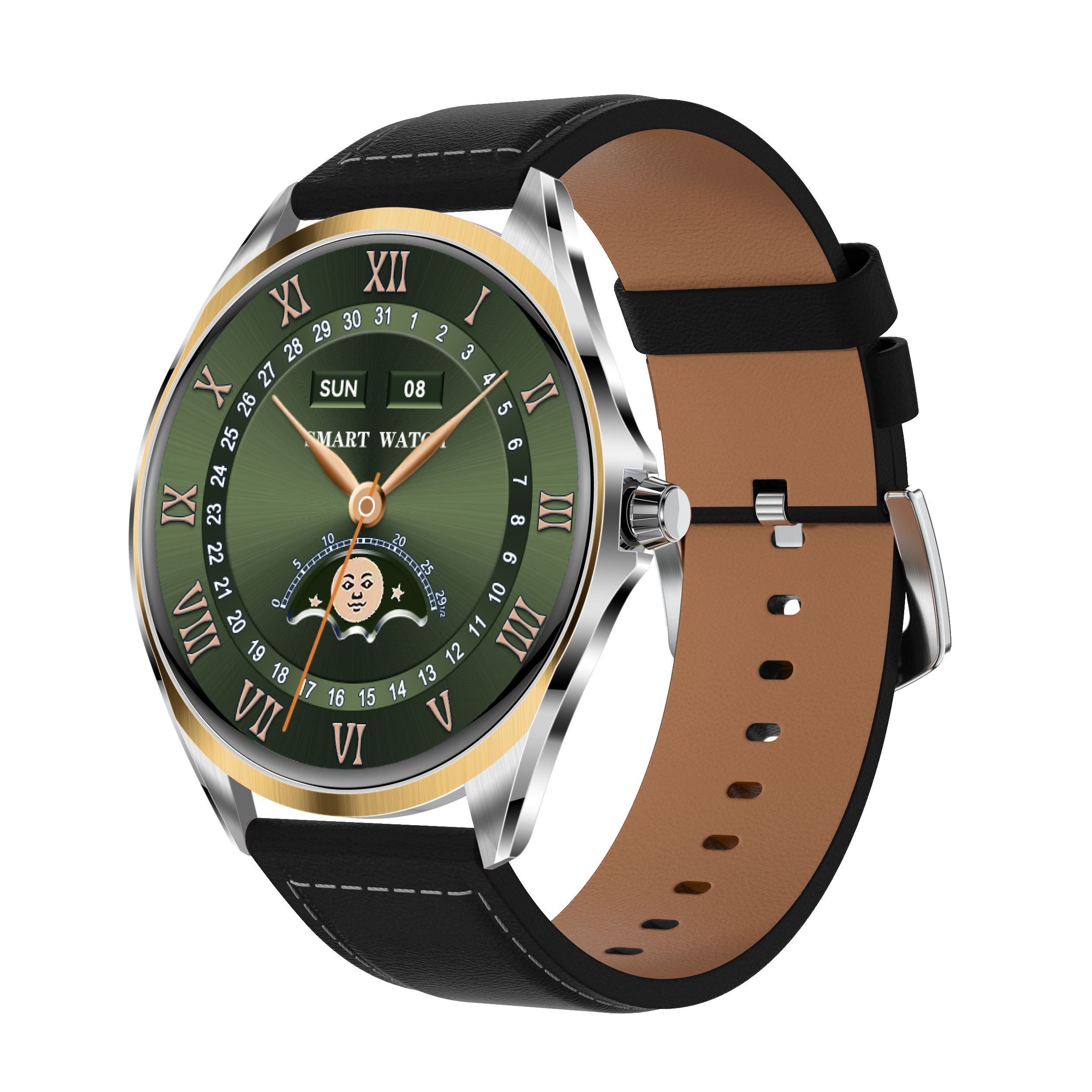 Leather Strap BT Call Waterproof TN88 PRO Ultra-thin Luxury Smart Watch Heart Rate Blood Oxygen Sleep monitoring Sport tracking