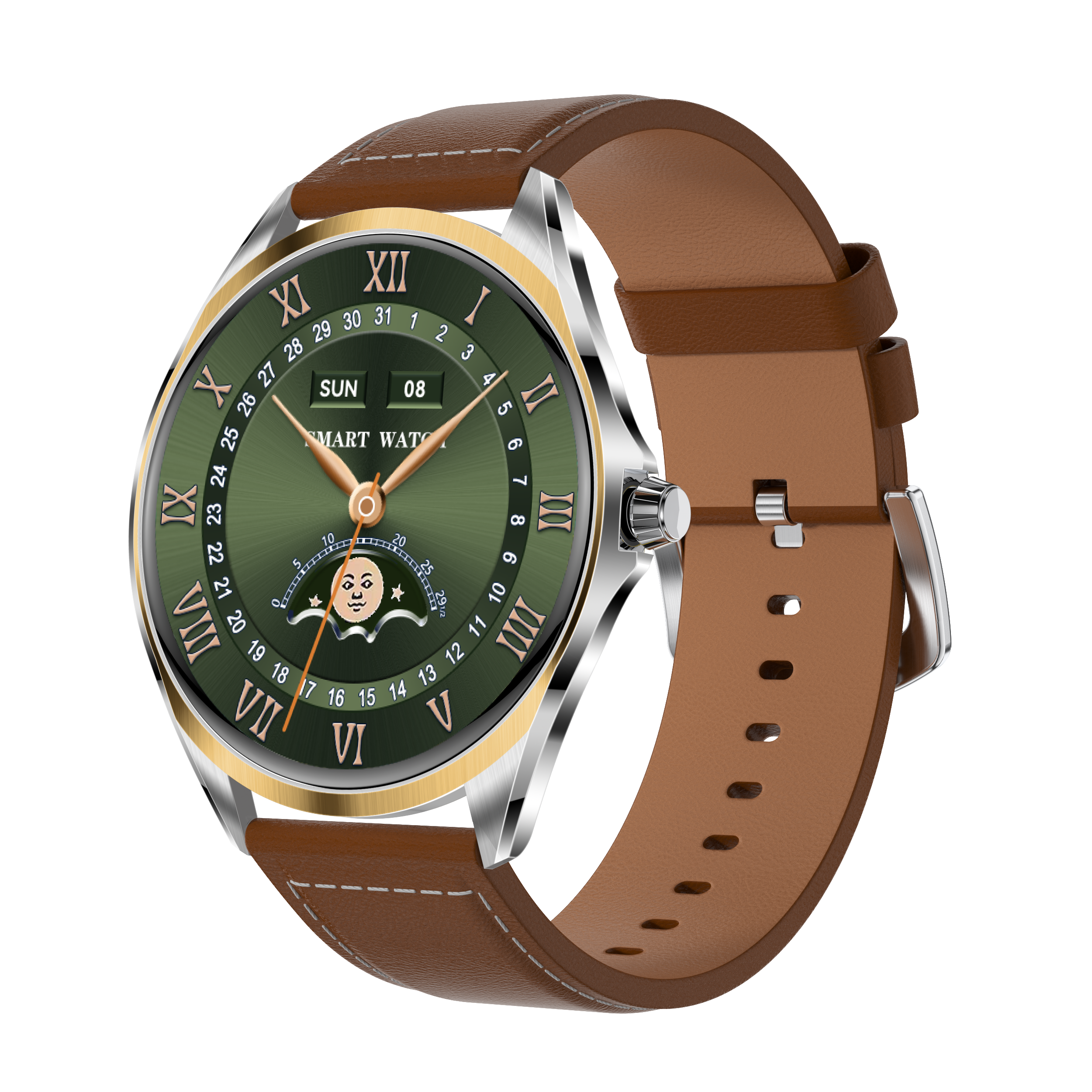 Leather Strap BT Call Waterproof TN88 PRO Ultra-thin Luxury Smart Watch Heart Rate Blood Oxygen Sleep monitoring Sport tracking