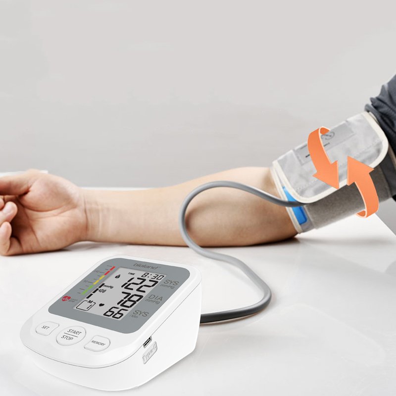 Portable Automatic Bp Monitor Blood Pressure Machine Digital Tensiometer Sphygmomanomet Upper Bp Machine Blood Pressure Monitor