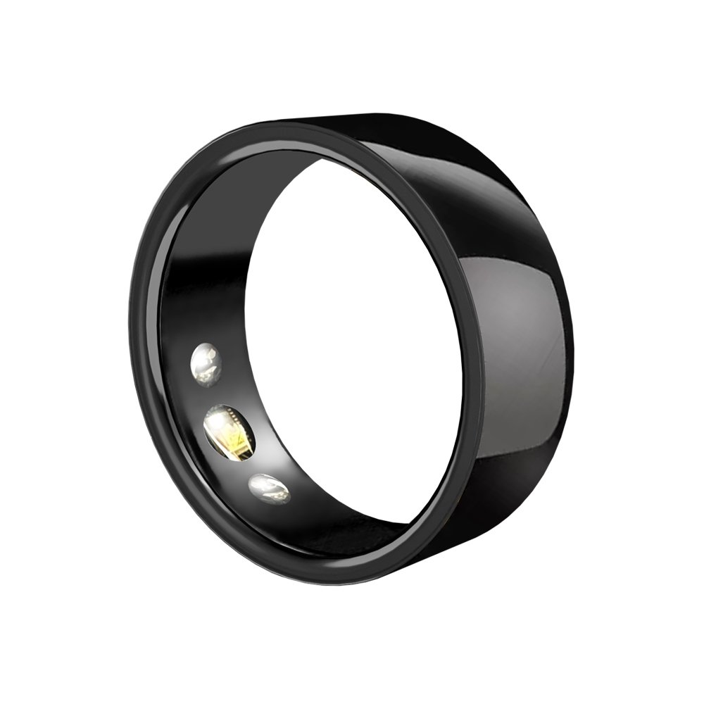 IPX8 Waterproof Fitness Tracker Health Monitor Heart Rate Blood Oxygen App Control Smart Ring IOS Plastic Viking Sword Iradish